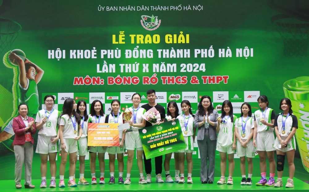 86 đội tranh tài môn bóng rổ Hội khỏe Phù Đổng thành phố Hà Nội  - ảnh 1