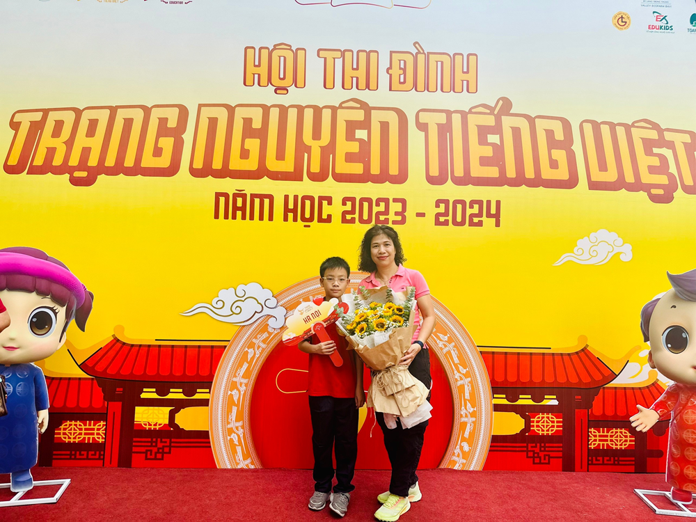 Học sinh quận Ba Đình đạt giải cao Hội thi Trạng nguyên Tiếng Việt năm 2023 - 2024 - ảnh 3