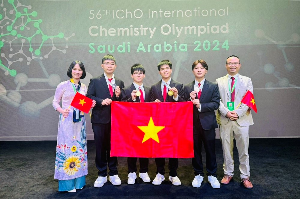 Học sinh Việt Nam đạt 3 Huy chương Vàng Olympic Hóa học quốc tế  - ảnh 1