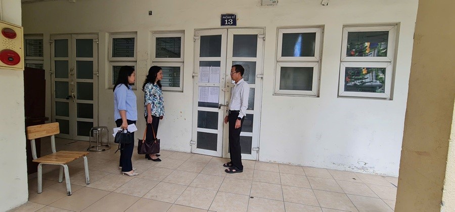 Quận Ba Đình: Các điểm thi đã sẵn sàng cho kỳ thi tốt nghiệp THPT năm 2025 - ảnh 5