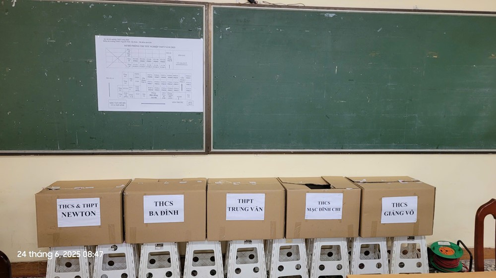 Quận Ba Đình: Các điểm thi đã sẵn sàng cho kỳ thi tốt nghiệp THPT năm 2025 - ảnh 10