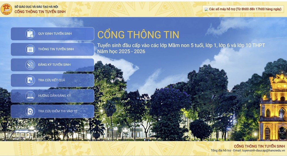 Hà Nội bắt đầu triển khai tuyển sinh đầu cấp năm học 2025-2026 - ảnh 1