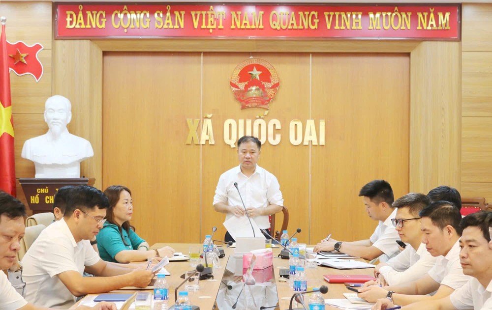 Xã Quốc Oai sẵn sàng ứng phó với cơn bão số 3 (WIPHA) - ảnh 3