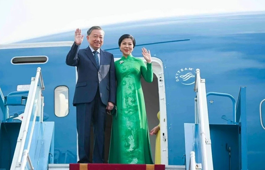 Tổng Bí thư Tô Lâm và Phu nhân lên đường thăm cấp Nhà nước Đại Hàn Dân Quốc - ảnh 1