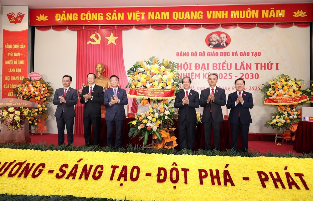 Đảng bộ Bộ Giáo dục và Đào tạo tổ chức Đại hội đại biểu lần thứ I, nhiệm kỳ 2025 – 2030 - ảnh 10
