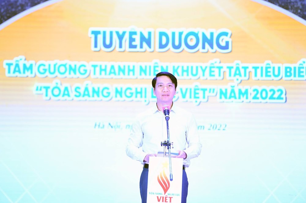 Tuyên dương 50 tấm gương thanh niên khuyết tật tiêu biểu “Tỏa sáng nghị lực Việt” năm 2022 - ảnh 2