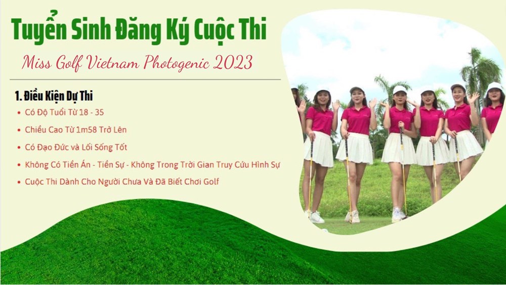 Tôn vinh vẻ đẹp phụ nữ trên sân Golf qua Miss Golf Vietnam Photogenic - ảnh 1