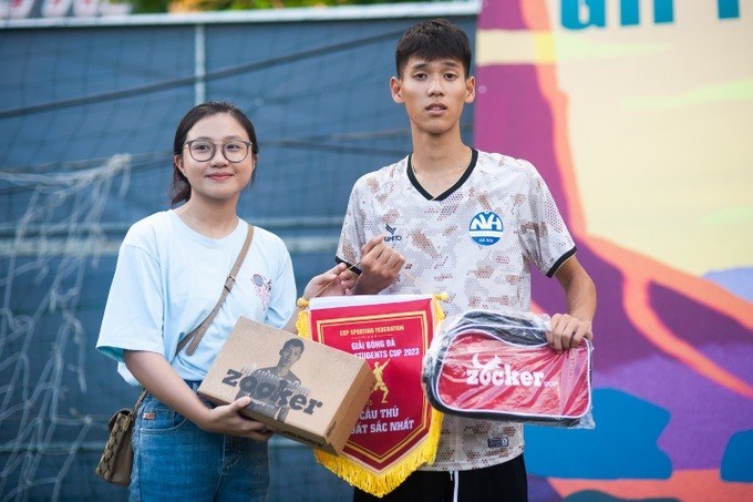 Đội tuyển Chuyên Nguyễn Huệ giành cúp vô địch giải bóng đá Gifted Students Cup 2023 - ảnh 5