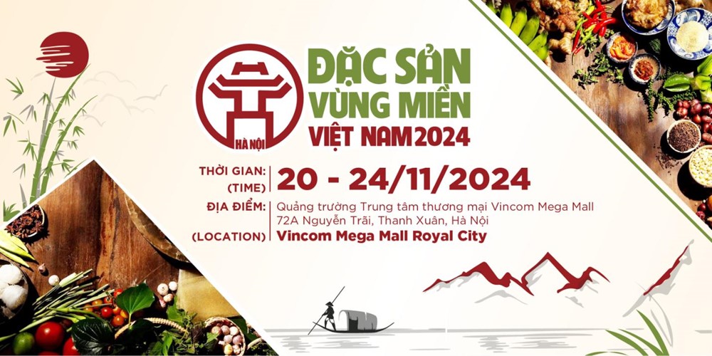 Hội chợ Đặc sản vùng miền ​Việt Nam 2024 sẽ khai mạc tại Hà Nội tối nay 21/11 - ảnh 1