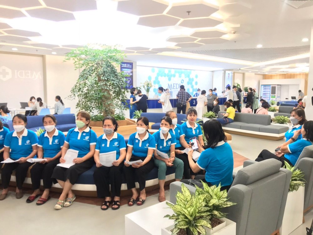  Hội LHPN quận Hoàng Mai: Hơn 500 hội viên phụ nữ  được khám, tư vấn sức khỏe miễn phí - ảnh 3