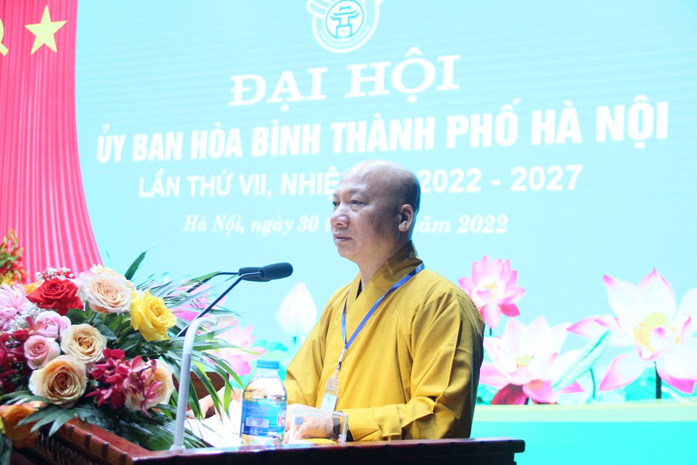 Ủy ban hòa bình Hà Nội tổ chức thành công Đại hội lần thứ VII, nhiệm kỳ 2022-2027 - ảnh 3