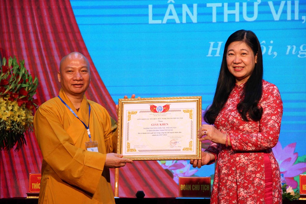 Ủy ban hòa bình Hà Nội tổ chức thành công Đại hội lần thứ VII, nhiệm kỳ 2022-2027 - ảnh 5