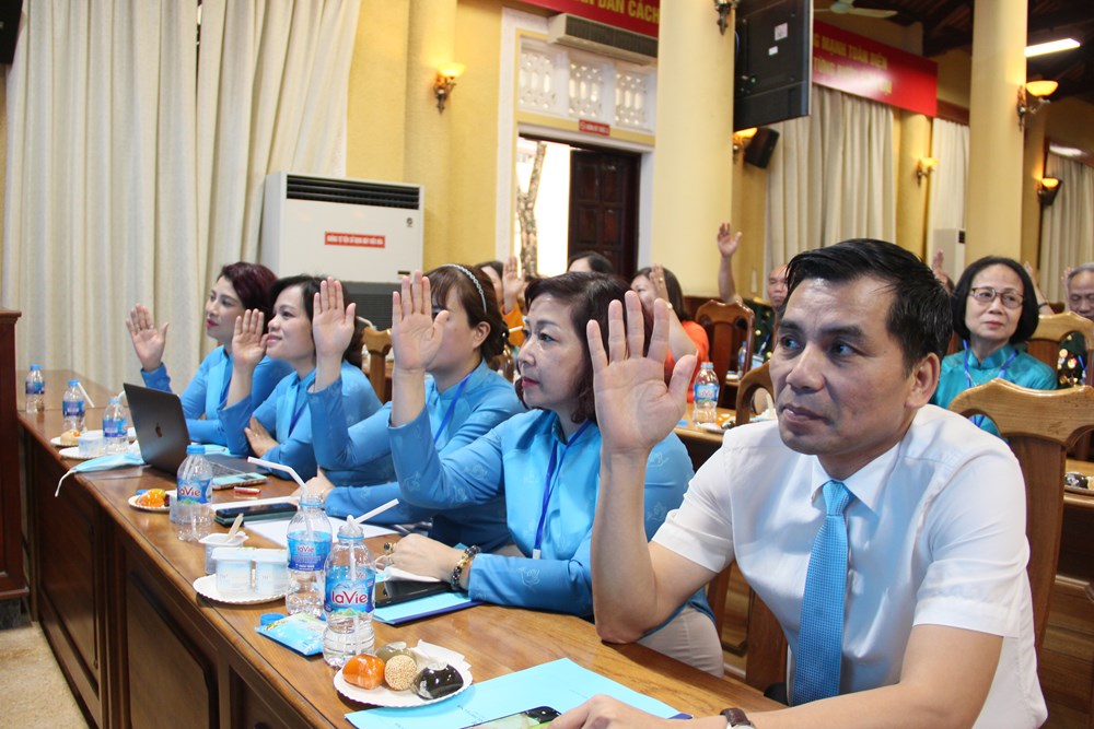 Ủy ban hòa bình Hà Nội tổ chức thành công Đại hội lần thứ VII, nhiệm kỳ 2022-2027 - ảnh 6