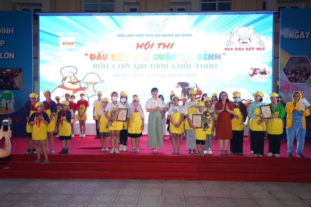 Hội thi “Đầu bếp nhí quận Ba Đình” - sân chơi thú vị cho các trẻ em trên địa bàn - ảnh 13