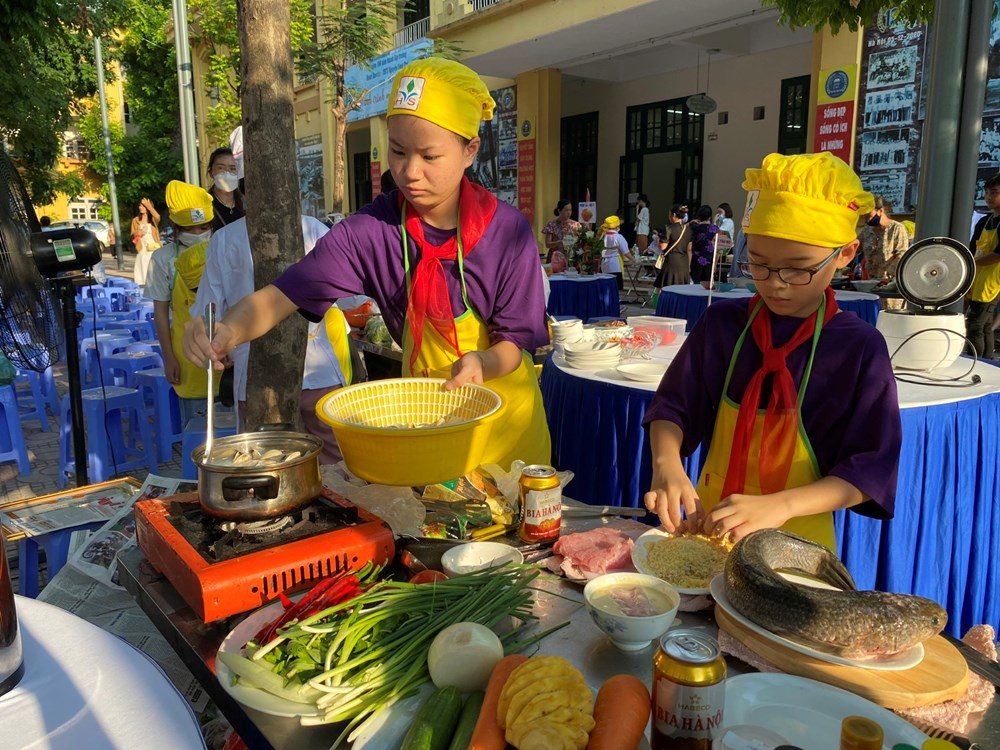 Hội thi “Đầu bếp nhí quận Ba Đình” - sân chơi thú vị cho các trẻ em trên địa bàn - ảnh 6