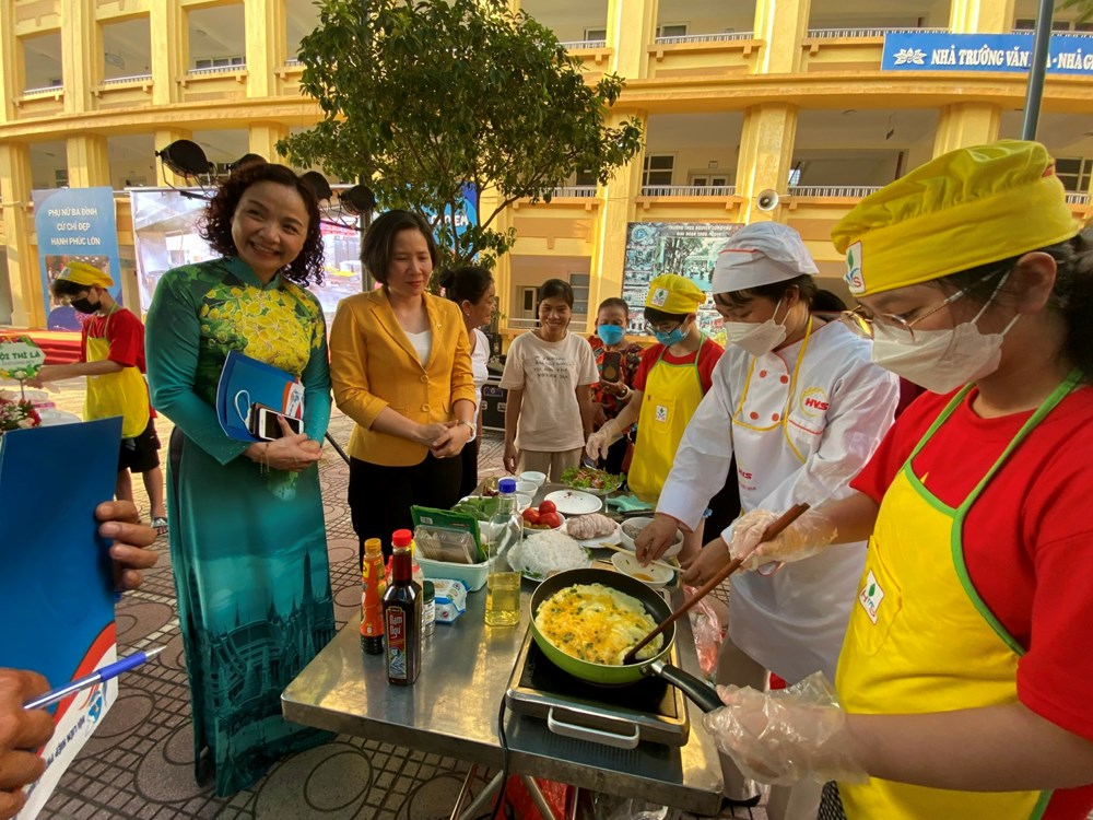 Hội thi “Đầu bếp nhí quận Ba Đình” - sân chơi thú vị cho các trẻ em trên địa bàn - ảnh 9