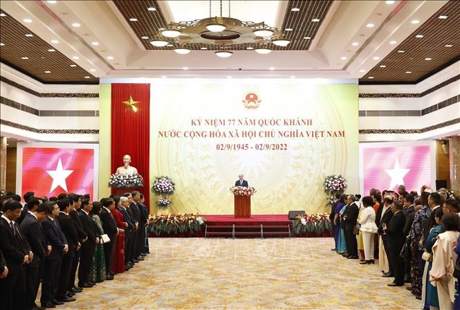 Chủ tịch nước chủ trì kỷ niệm 77 năm Quốc khánh nước Cộng hòa xã hội chủ nghĩa Việt Nam - ảnh 1