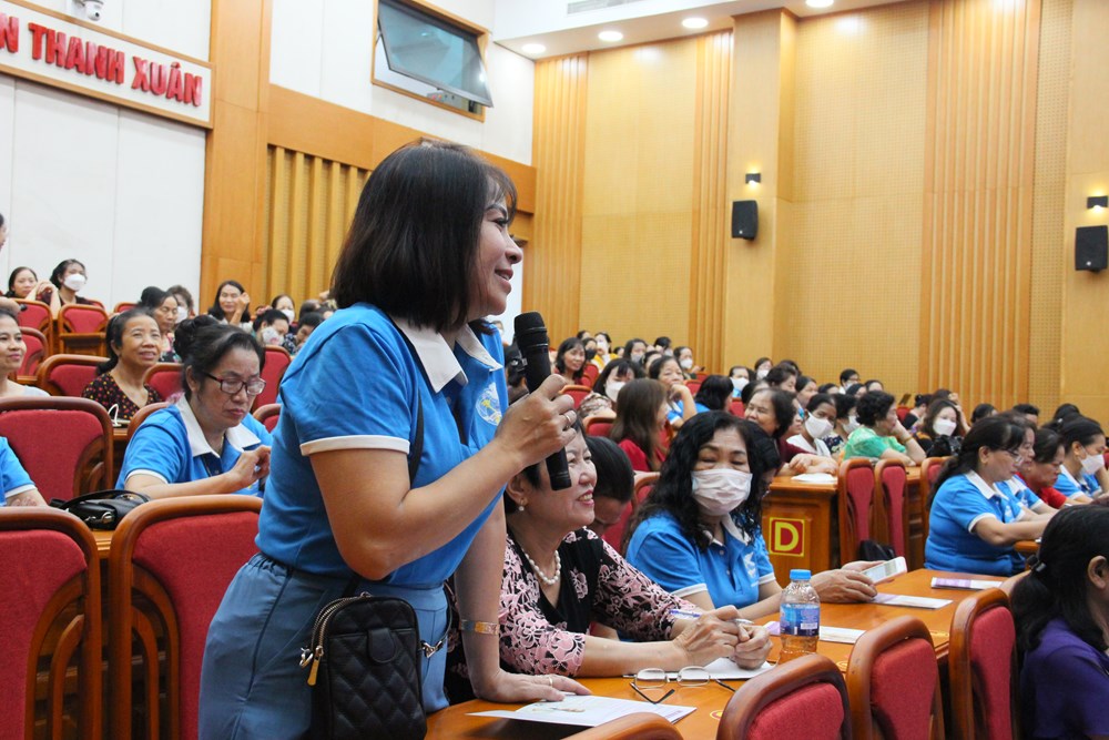 Hội LHPN quận Thanh Xuân truyền thông kiến thức chăm sóc sức khỏe tuổi 30++ - ảnh 3