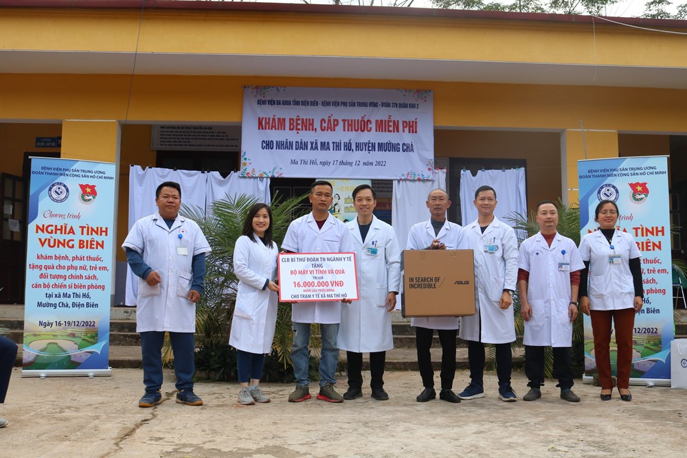 Đoàn Thanh niên BV Phụ sản Trung ương: Khám chữa bệnh miễn phí cho bà con vùng biên tỉnh Điện Biên - ảnh 7