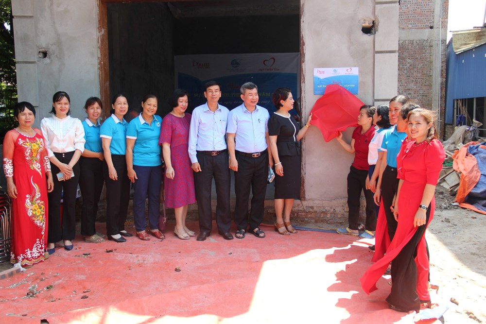 Báo Phụ nữ Thủ đô hỗ trợ phụ nữ khó khăn huyện Mê Linh xây, sửa “mái ấm”  - ảnh 3