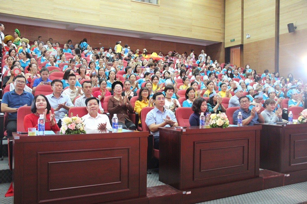 Hội LHPN Hoàng Mai: Sôi nổi hội thi cán bộ hội giỏi - Dấu ấn 20 năm xây dựng và phát triển - ảnh 1