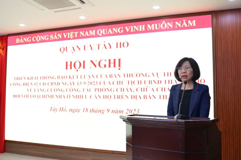 Quận Tây Hồ: Tổng kiểm tra việc chấp hành pháp luật với chung cư mini, cơ sở cho thuê trọ - ảnh 1