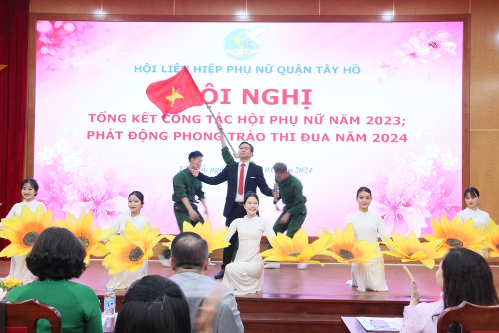 Hội LHPN quận Tây Hồ: Hoàn thành xuất sắc nhiệm vụ, hoạt động Hội trong năm 2023 - ảnh 2