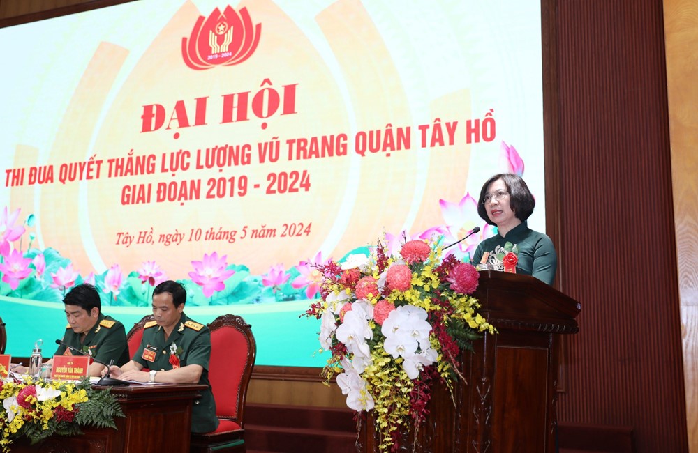 Phong trào thi đua quyết thắng của lực lượng vũ trang quận Tây Hồ ngày càng phát triển sâu rộng - ảnh 2