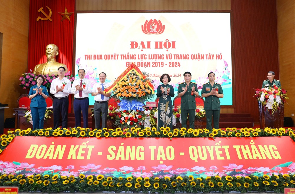 Phong trào thi đua quyết thắng của lực lượng vũ trang quận Tây Hồ ngày càng phát triển sâu rộng - ảnh 3