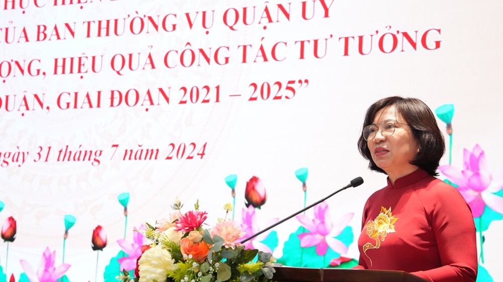Quận uỷ Tây Hồ: Không ngừng đổi mới, nâng cao chất lượng, hiệu quả công tác tư tưởng của Đảng bộ - ảnh 3