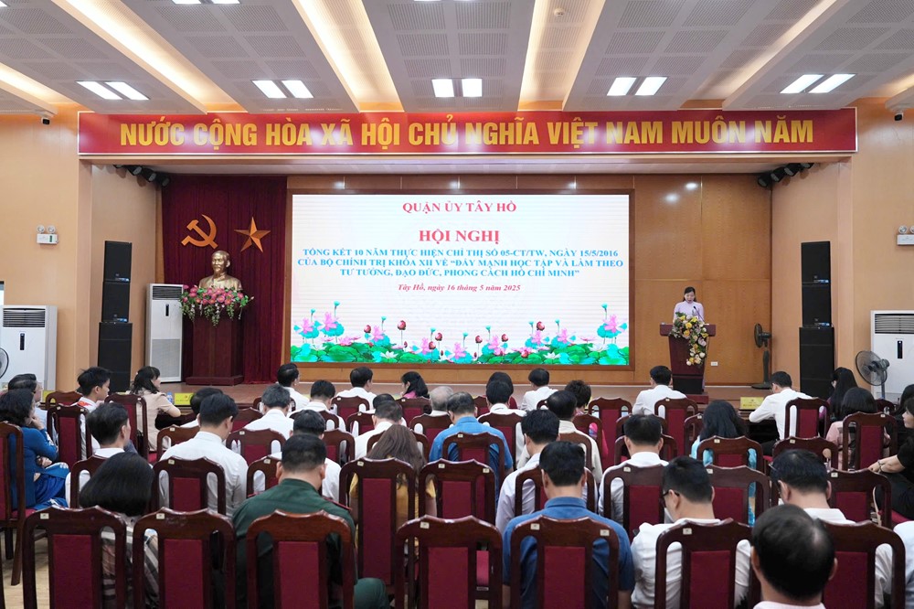 Quận Tây Hồ: Lan tỏa sâu rộng việc học tập và làm theo tư tưởng, đạo đức, phong cách Hồ Chí Minh - ảnh 1