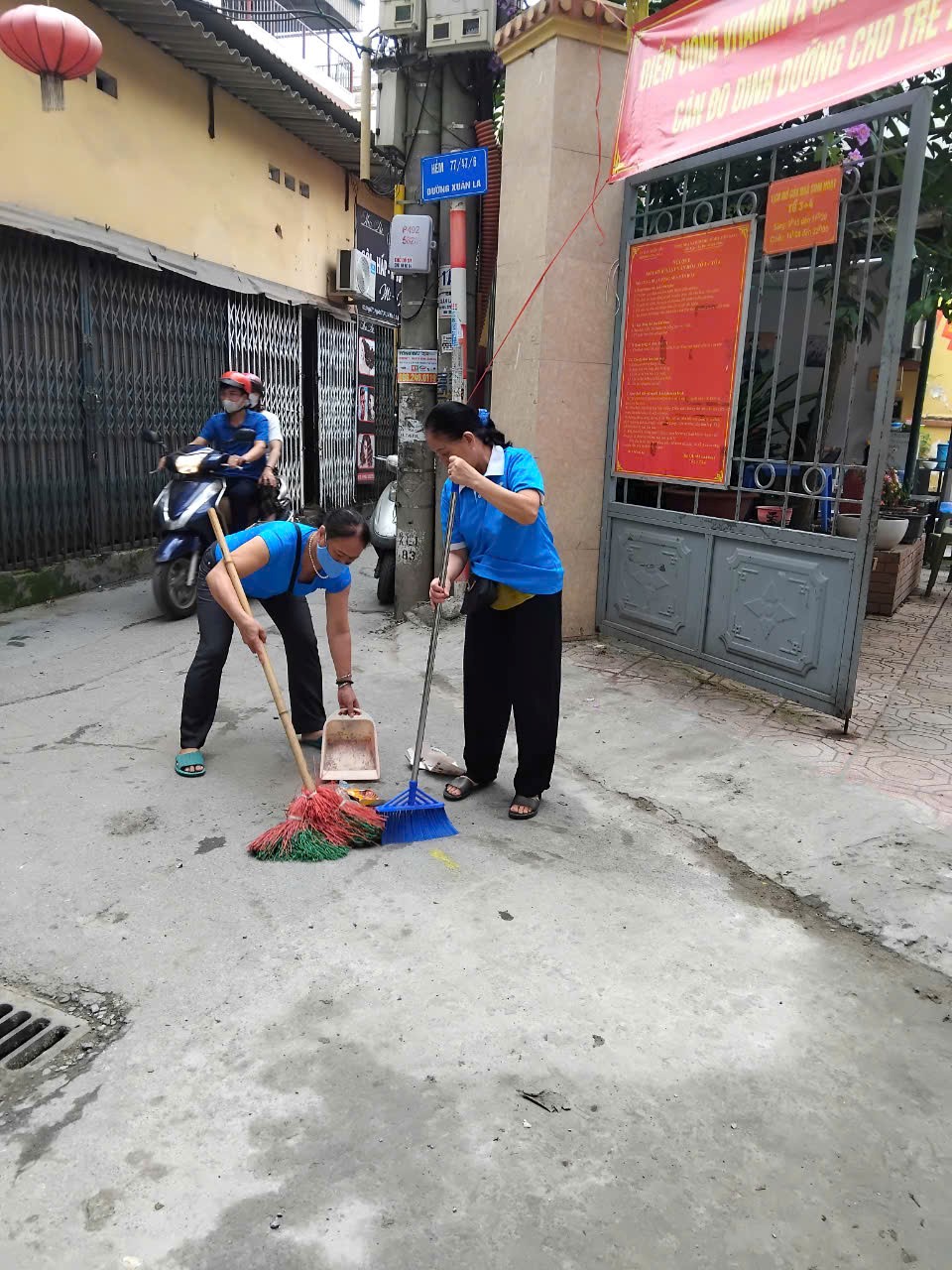 Hội LHPN phường Tây Hồ (mới) sôi nổi ra quân tổng vệ sinh môi trường - ảnh 6