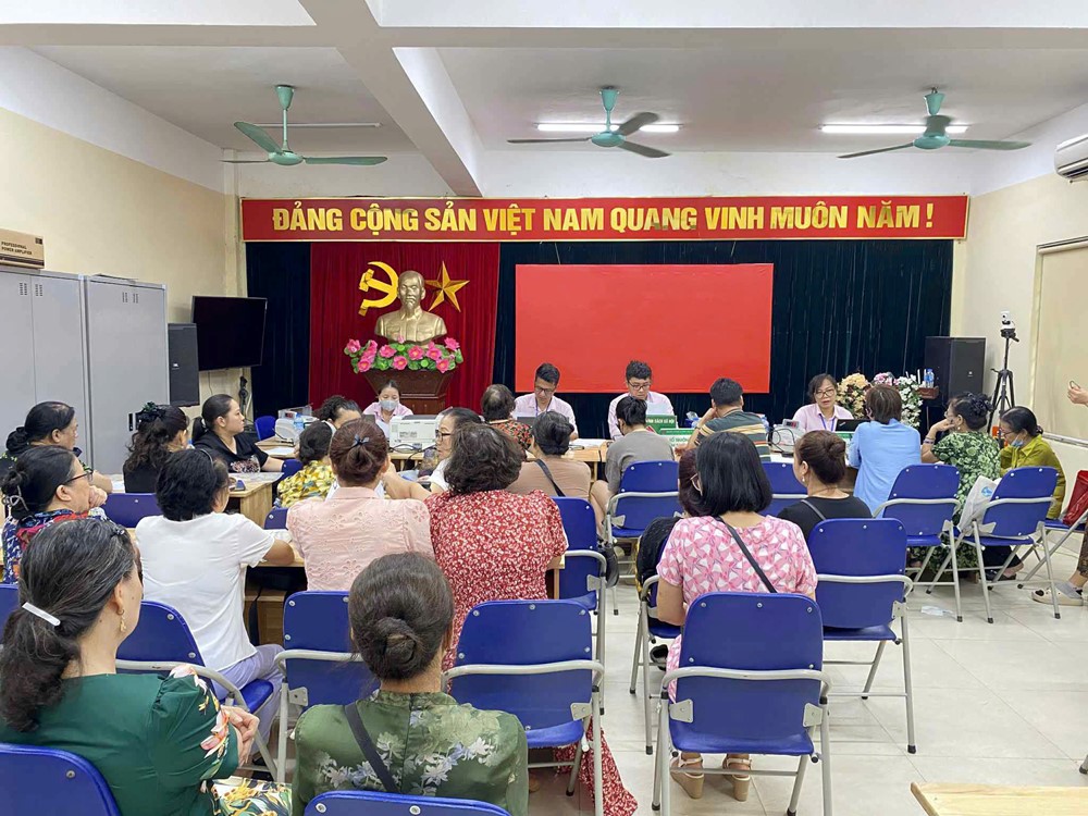Hội LHPN phường Tây Hồ tiếp tục triển khai hiệu quả hoạt động vay vốn chính sách - ảnh 1