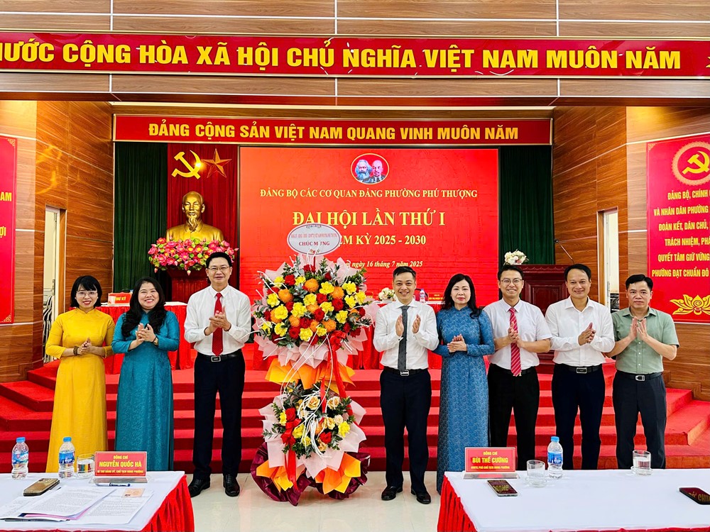 Đại hội Đảng bộ các cơ quan Đảng Phú Thượng: Vững bước để phát triển toàn diện  - ảnh 2