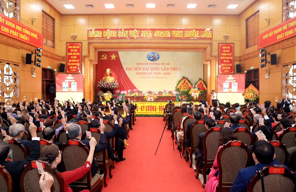 Đảng bộ phường Tây Hồ tiến hành phiên trù bị Đại hội lần thứ I - ảnh 2