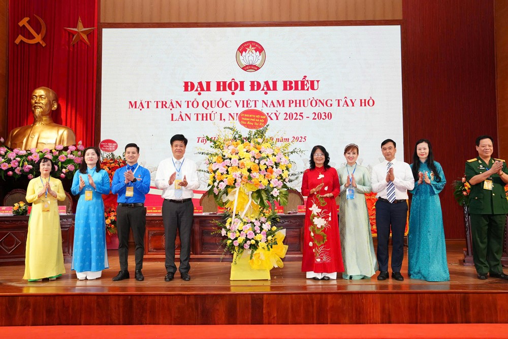 Đại hội MTTQ phường Tây Hồ lần thứ I: Phát huy sức mạnh đại đoàn kết toàn dân - ảnh 1