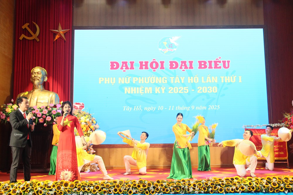 Hà Nội: Tổ chức thành công Đại hội điểm phụ nữ xã, phường đầu tiên sau sắp xếp tổ chức bộ máy - ảnh 14