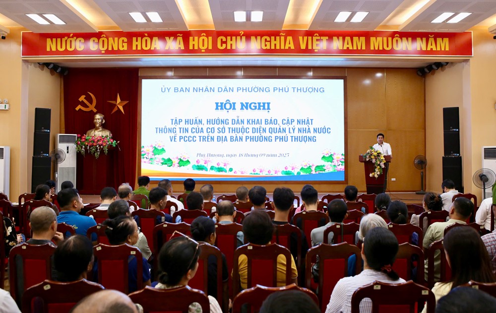 Phú Thượng lan tỏa tinh thần “mỗi người dân là một chiến sĩ phòng cháy chữa cháy” - ảnh 1