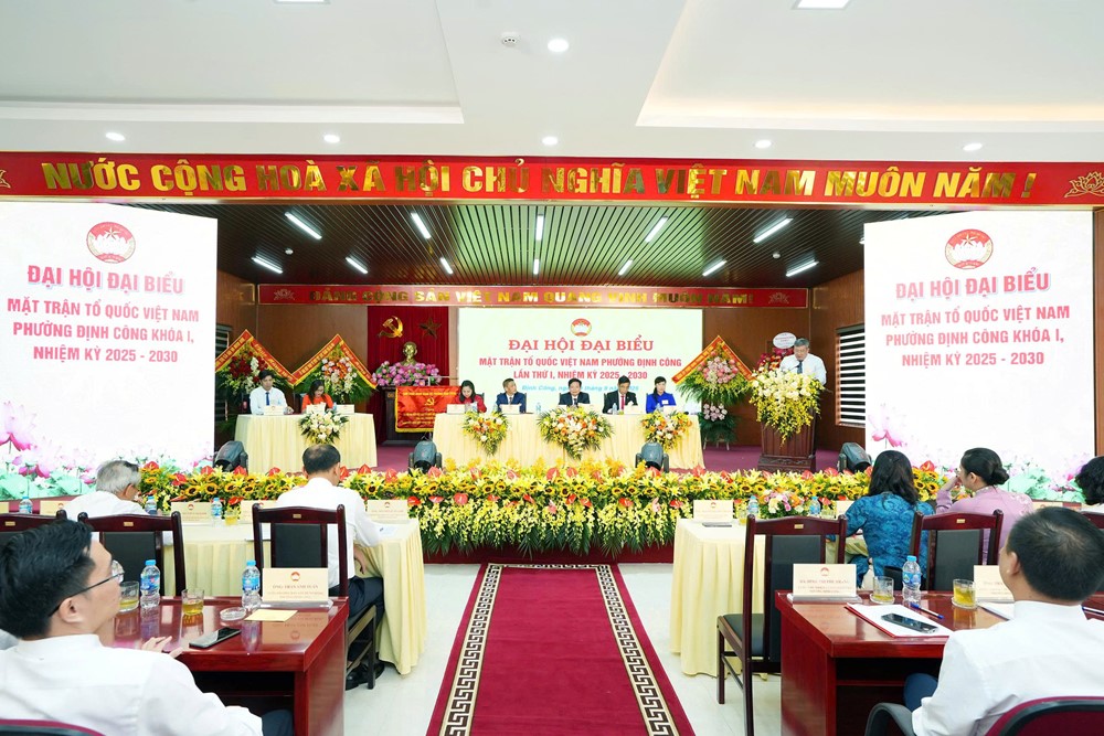 Phát huy vai trò cầu nối, MTTQ phường Định Công bước vào nhiệm kỳ mới 2025-2030 - ảnh 2