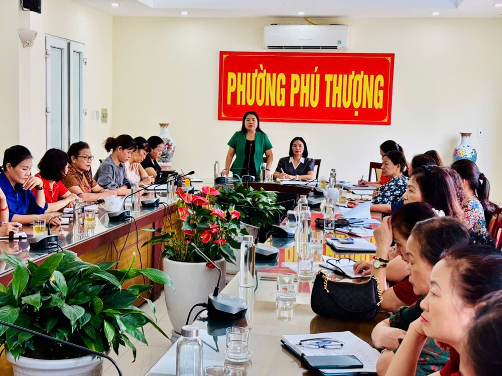 Hội LHPN Phú Thượng tổ chức Hội nghị BCH lần I, thông qua Quy chế và chương trình toàn khóa - ảnh 2