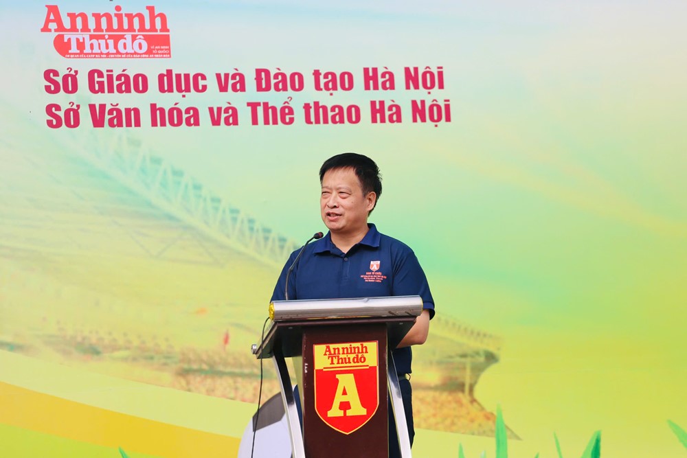 Khai mạc Giải bóng đá học sinh THPT Hà Nội - An ninh Thủ đô lần thứ XXIV Cúp Number 1 Active 2025 - ảnh 1