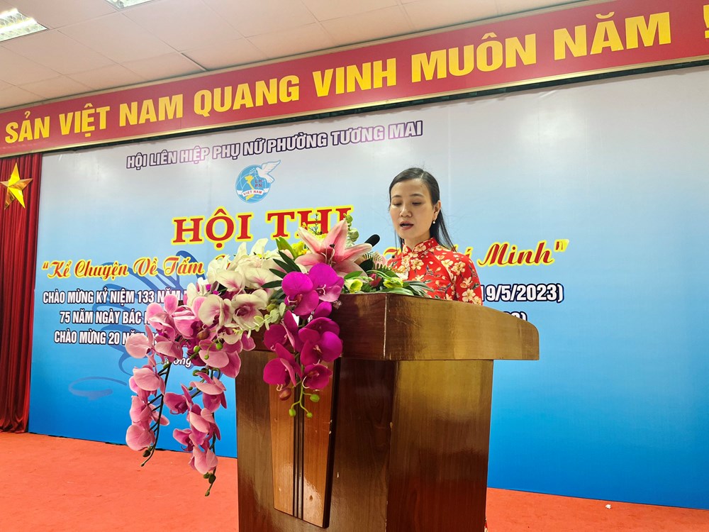 Xúc động Hội thi “Kể chuyện về tấm gương đạo đức Hồ Chí Minh“ - ảnh 2