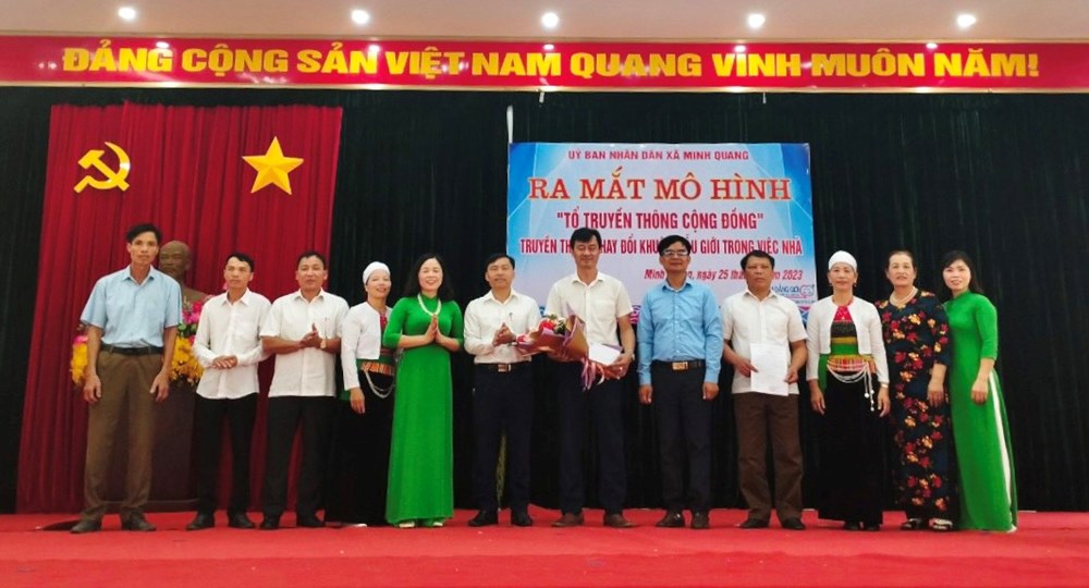 Xã Minh Quang, huyện Ba Vì: Ra mắt mô hình “Tổ truyền thông cộng đồng”  - ảnh 1