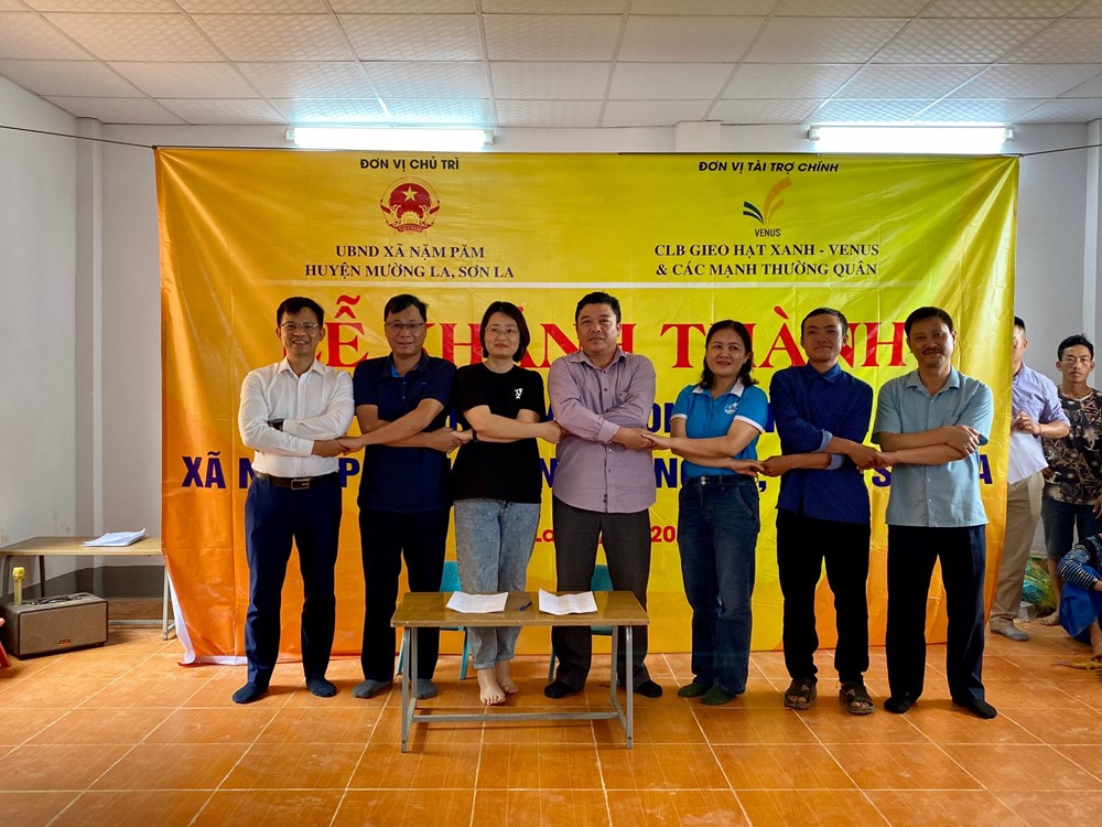 Trao điểm trường mầm non tại xã Nặm Păm (huyện Mường La, tỉnh Sơn La) - ảnh 3