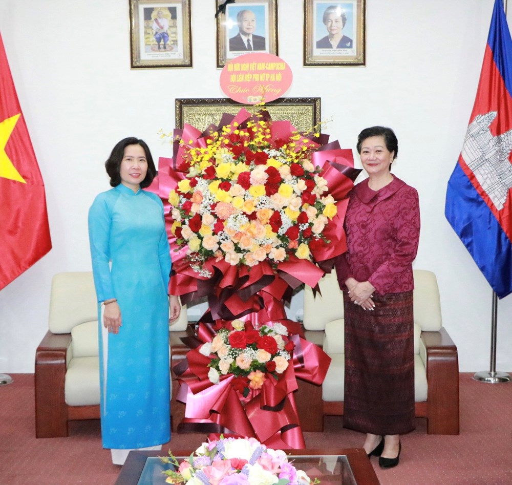 Hội Hữu nghị Việt Nam-Campuchia TP Hà Nội: Thăm, chúc Tết cổ truyền Campuchia - ảnh 3