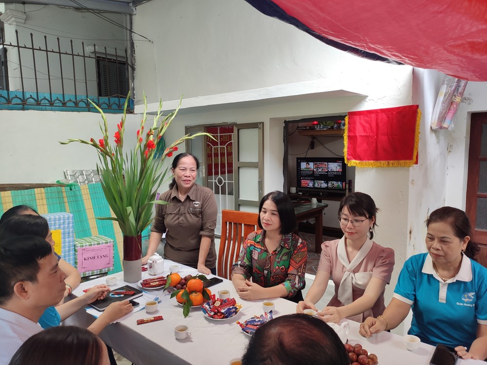 Hội LHPN quận Hoàng Mai: Khánh thành mái ấm tình thương cho hội viên phụ nữ  - ảnh 4