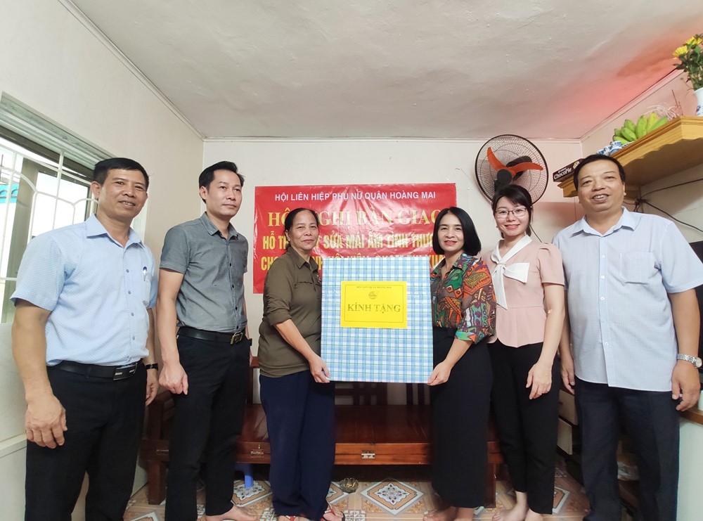 Hội LHPN quận Hoàng Mai: Khánh thành mái ấm tình thương cho hội viên phụ nữ  - ảnh 1