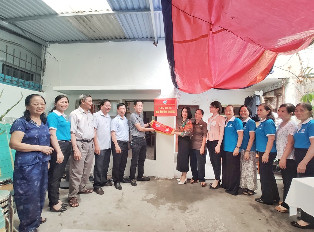 Hội LHPN quận Hoàng Mai: Khánh thành mái ấm tình thương cho hội viên phụ nữ  - ảnh 3