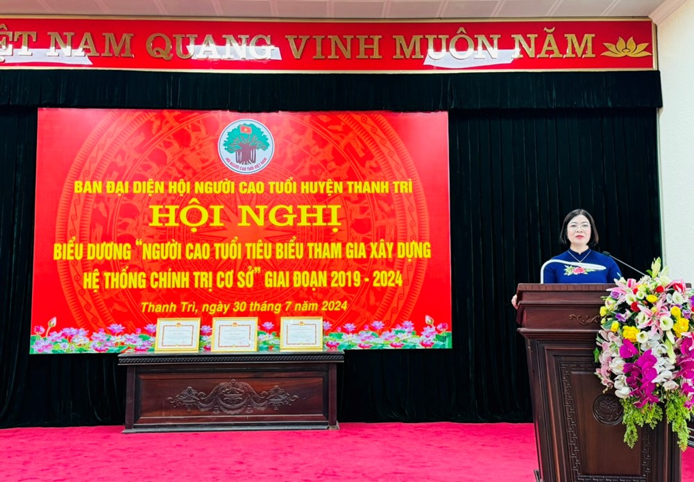 Huyện Thanh Trì: Biểu dương 47 người cao tuổi tích cực tham gia xây dựng hệ thống chính trị cơ sở - ảnh 5