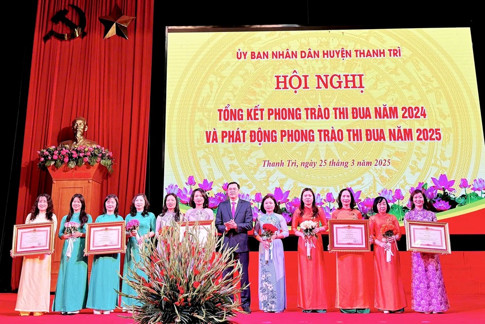 Huyện Thanh Trì: Lan toả mạnh mẽ các phong trào thi đua  - ảnh 4